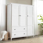 Grain Wood Furniture Greenport Solid Wood 3-door Armoire