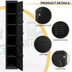 6 Doors Metal Locker Storage Cabinet for Home Office,School