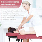 Massage Table 84 Inches Long Portable with Carry Case Table