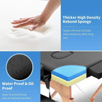 Massage Table 84 Inches Long Portable with Carry Case Table