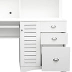 Home Office Computer Desk with Hutch