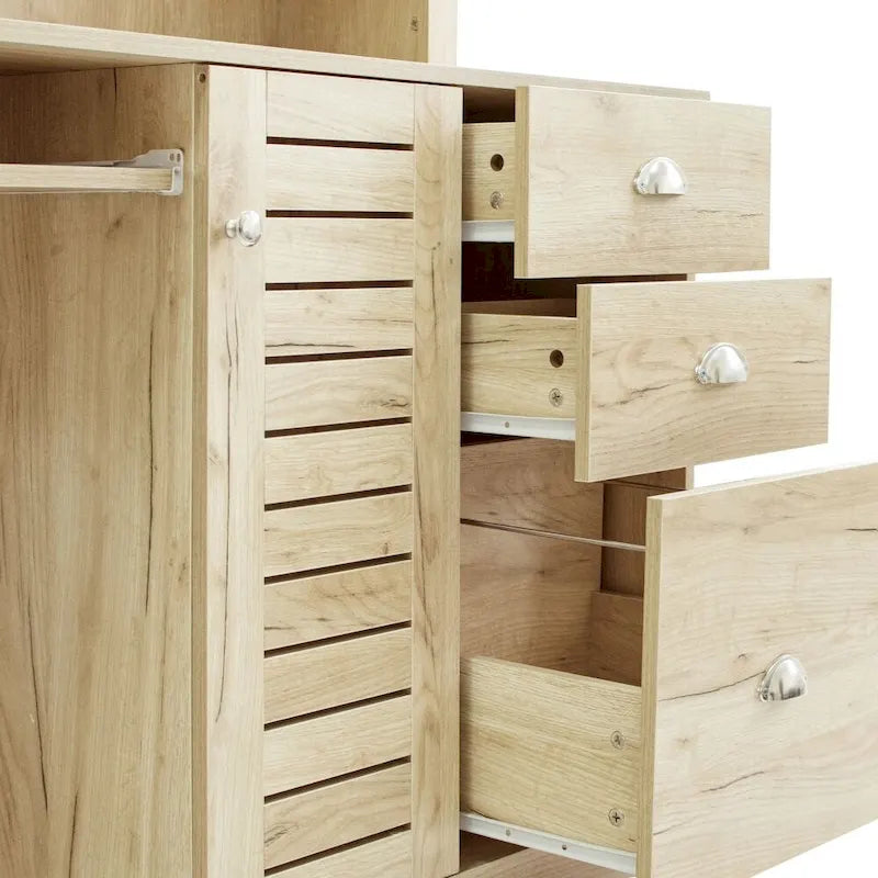 Home Office Computer Desk with Hutch