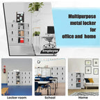 9 Doors Metal Lockers Storage Cabinet for School Office Gym