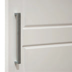 Palace Imports 100% Solid Wood Cosmo 3-Door Wardrobe Armoire with Solid Wood or Mirrored Doors