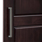 Palace Imports 100% Solid Wood Cosmo 3-Door Wardrobe Armoire with Solid Wood or Mirrored Doors