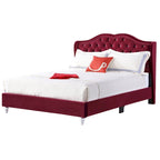 Joy Jewel Tufted Upholstered Bed