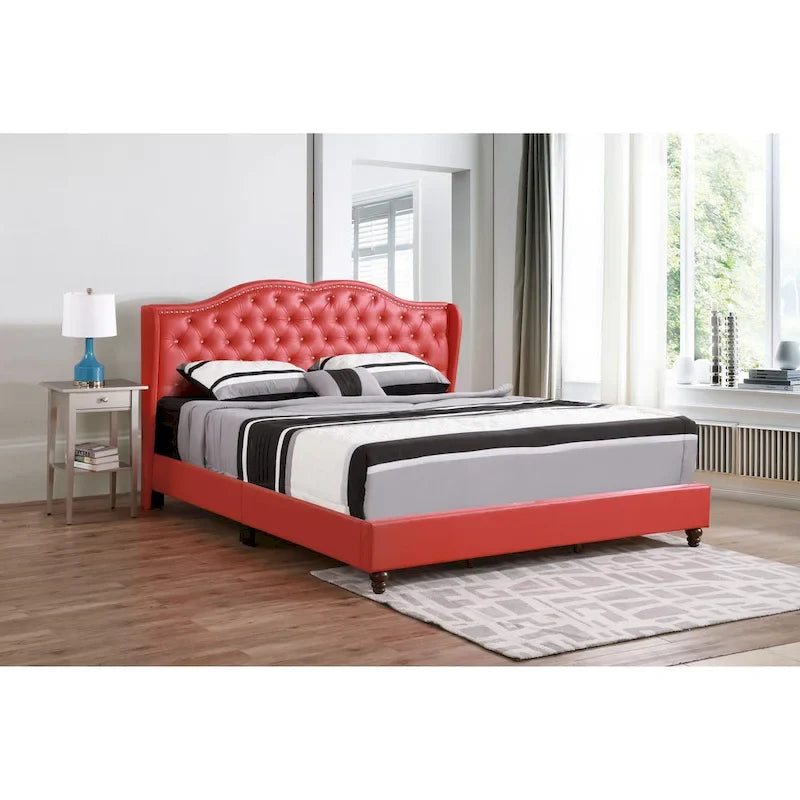 Joy Jewel Tufted Upholstered Bed