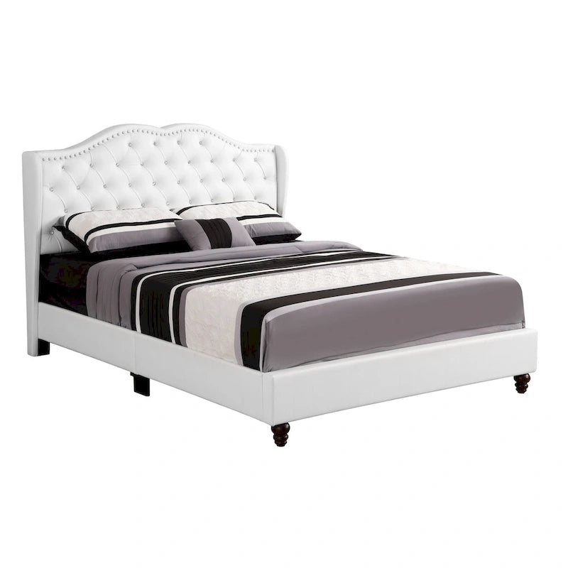 Joy Jewel Tufted Upholstered Bed