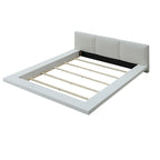 Carbon Loft Ballingham Gloss White Low Profile Upholstered Bed