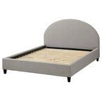 angelo:HOME Ava Mid-Century Upholstered Queen Platfom Bed