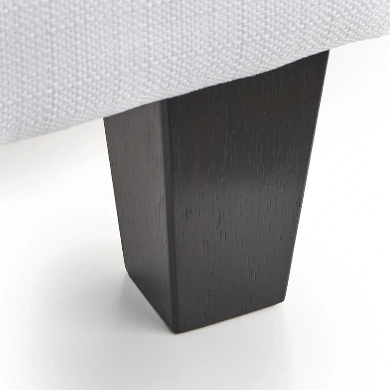 angelo:HOME Ava Mid-Century Upholstered Queen Platfom Bed