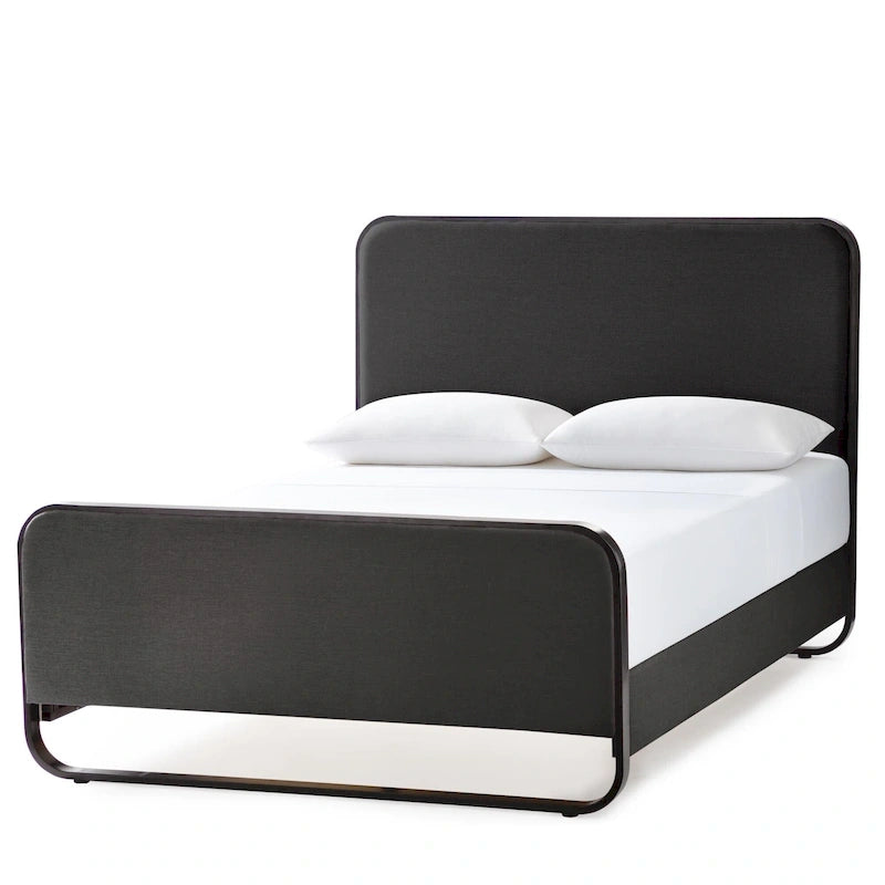 New Heights Godfrey Metal and Upholstered Bed