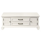 Steve Silver Castana Modern Farmhouse Soft White Lift-top Coffee Table