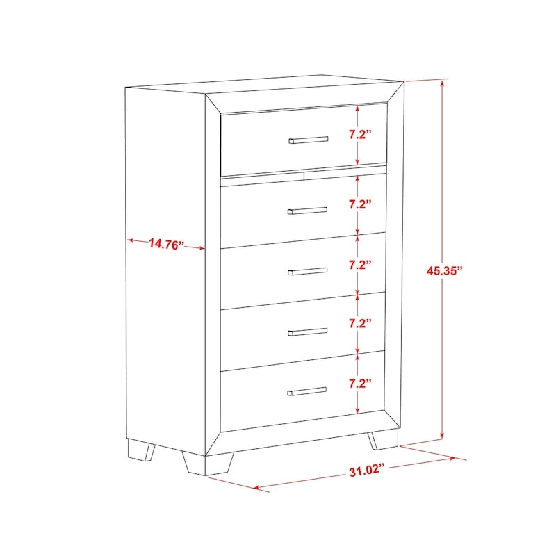 East West Furniture Pandora Wooden queen bedroom set with a queen bed frames White Finish(Pieces Option)