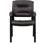 Upholstered Tufted Executive Reception Chair with Padded Arms - 23.25W x 26D x 36H