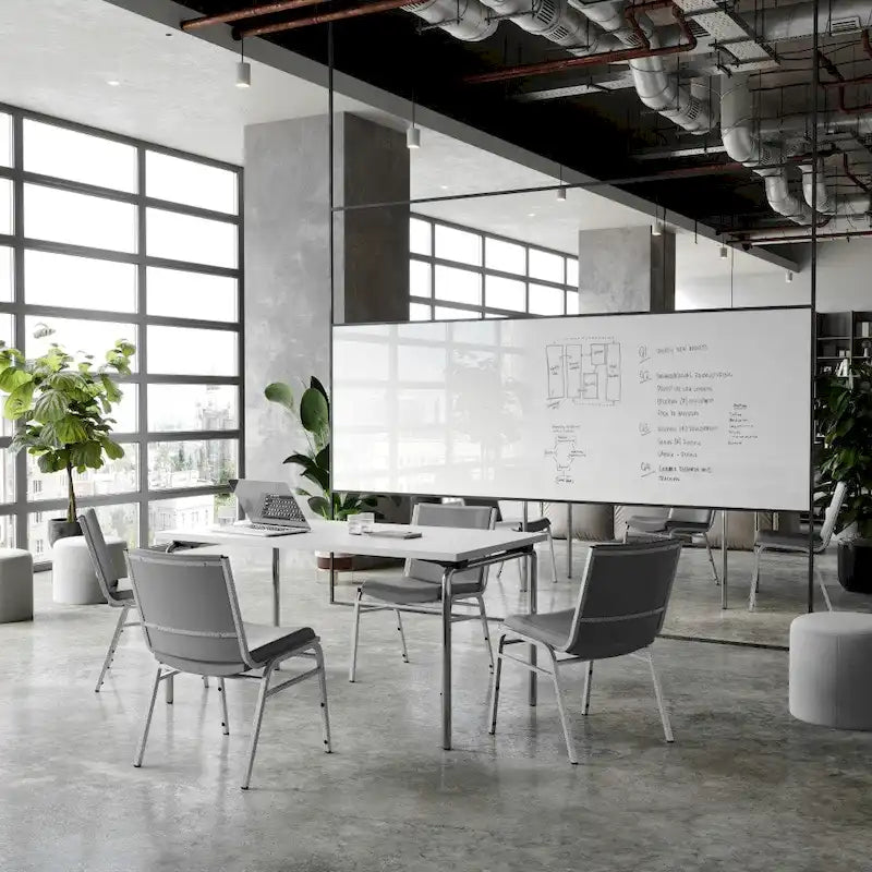 4 Pack Heavy Duty Stack Chair - 21D x 19.75W x 31.25H