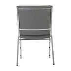 4 Pack Heavy Duty Stack Chair - 21D x 19.75W x 31.25H