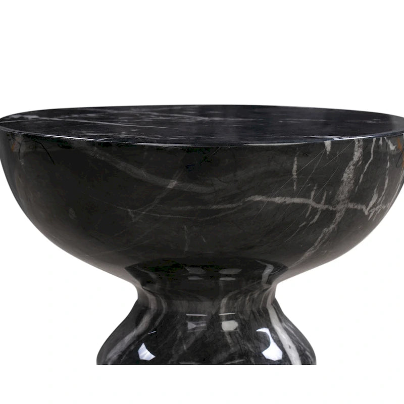 Rue Black Marble Side Table