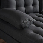 U-shaped Soft-Covered Armrest Backrest Seat Sectional Sofa Beige