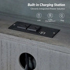 Pallantium Farmhouse 30Tall Distressed 3-Drawer Nightstand With Solid Wood Legs and Adjustable Feet Set Of 2 by HULALA HOME