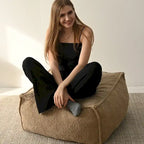 28x 28 Bean Bag Chair Couch Ottoman Pouf for Living Room