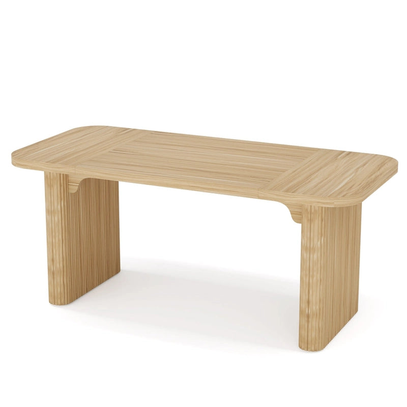 Modern 63 Executive Computer Desk for Home Office, Simple Rectangular Writing Table for Study Room Bedroom