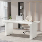 Modern 63 Executive Computer Desk for Home Office, Simple Rectangular Writing Table for Study Room Bedroom