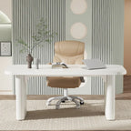 Modern 63 Executive Computer Desk for Home Office, Simple Rectangular Writing Table for Study Room Bedroom