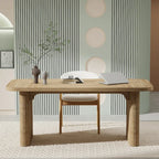 Modern 63 Executive Computer Desk for Home Office, Simple Rectangular Writing Table for Study Room Bedroom