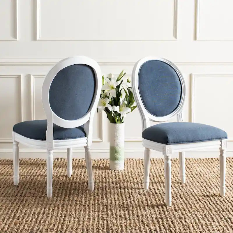 SAFAVIEH Rona Parisian Oval Dining Chair (Set of 2) - 20Wx20Dx39H