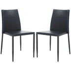SAFAVIEH Roxana Dining Chair (Set of 2) - 21.7 W x 17.3 L x 32.7 H - 22Wx17Dx33H