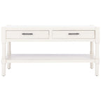 SAFAVIEH Alene 2-Drawer Bottom Shelf Coffee Table - 37.8 W x 19 L x 19 H - 38Wx19Dx19H