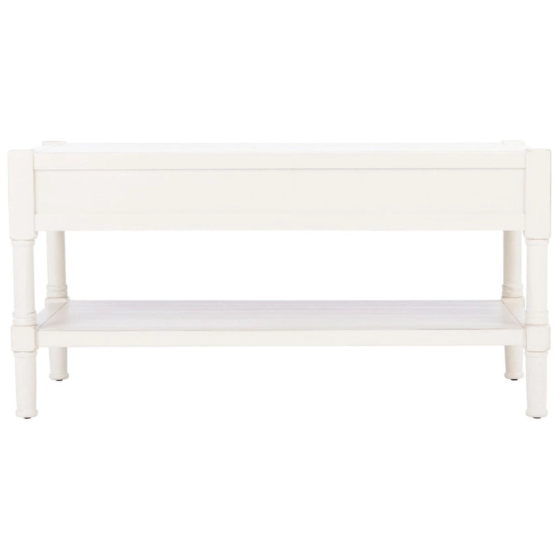 SAFAVIEH Alene 2-Drawer Bottom Shelf Coffee Table - 37.8 W x 19 L x 19 H - 38Wx19Dx19H