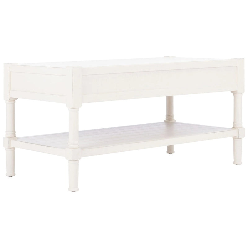 SAFAVIEH Alene 2-Drawer Bottom Shelf Coffee Table - 37.8 W x 19 L x 19 H - 38Wx19Dx19H