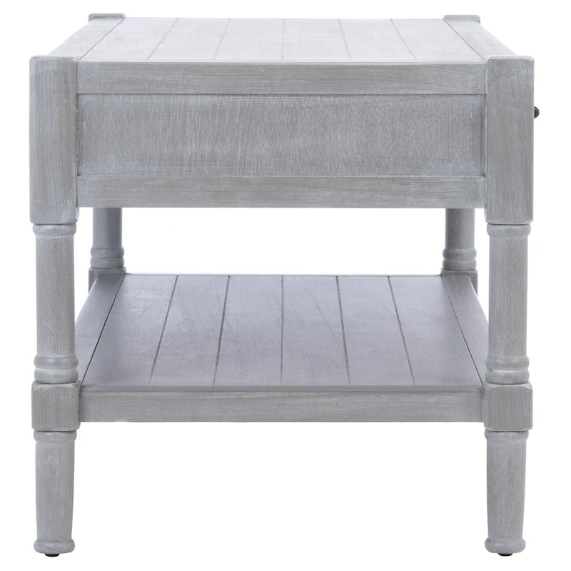 SAFAVIEH Alene 2-Drawer Bottom Shelf Coffee Table - 37.8 W x 19 L x 19 H - 38Wx19Dx19H