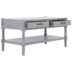 SAFAVIEH Alene 2-Drawer Bottom Shelf Coffee Table - 37.8 W x 19 L x 19 H - 38Wx19Dx19H