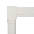 SAFAVIEH Eudora White Coffee Table - 47.2 x 23.6 x 18.9 - 47Wx24Dx19H