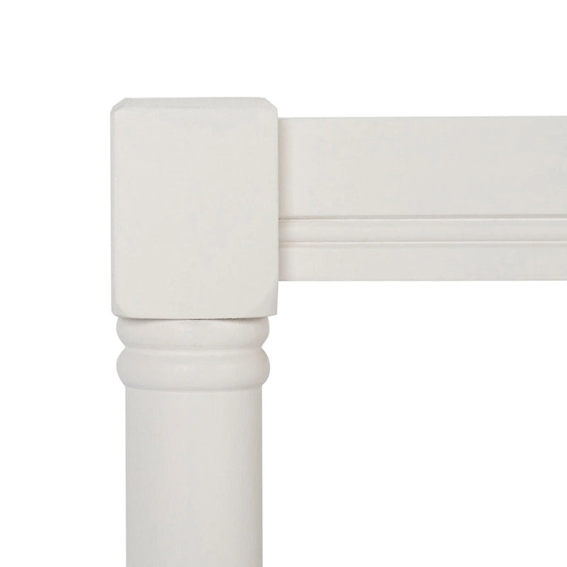 SAFAVIEH Eudora White Coffee Table - 47.2 x 23.6 x 18.9 - 47Wx24Dx19H