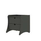 Manhattan Comfort Coney 2-Piece Mid-Century Modern Dresser and Nightstand Set