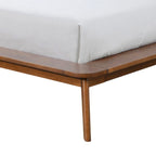 Furniture of America Beau Midcentury Low Profile Wood Platform Bed