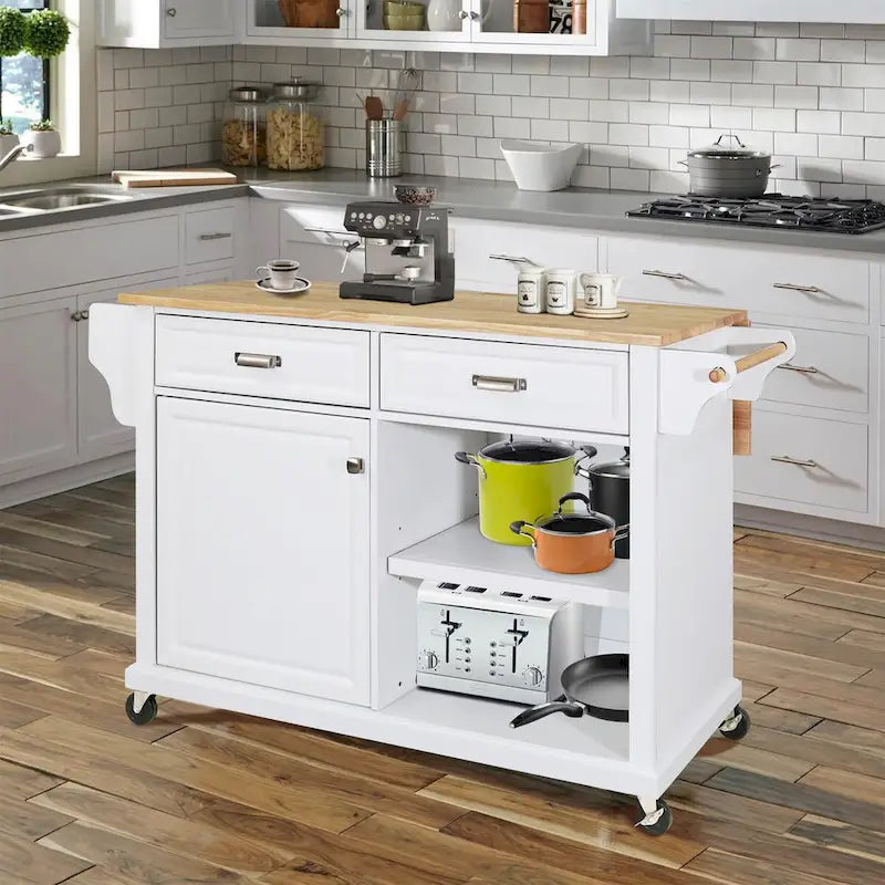 Kitchen Island Cart with Storage for Diningroom