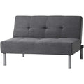 College Mini-Futon - Steel Gray by DormCo