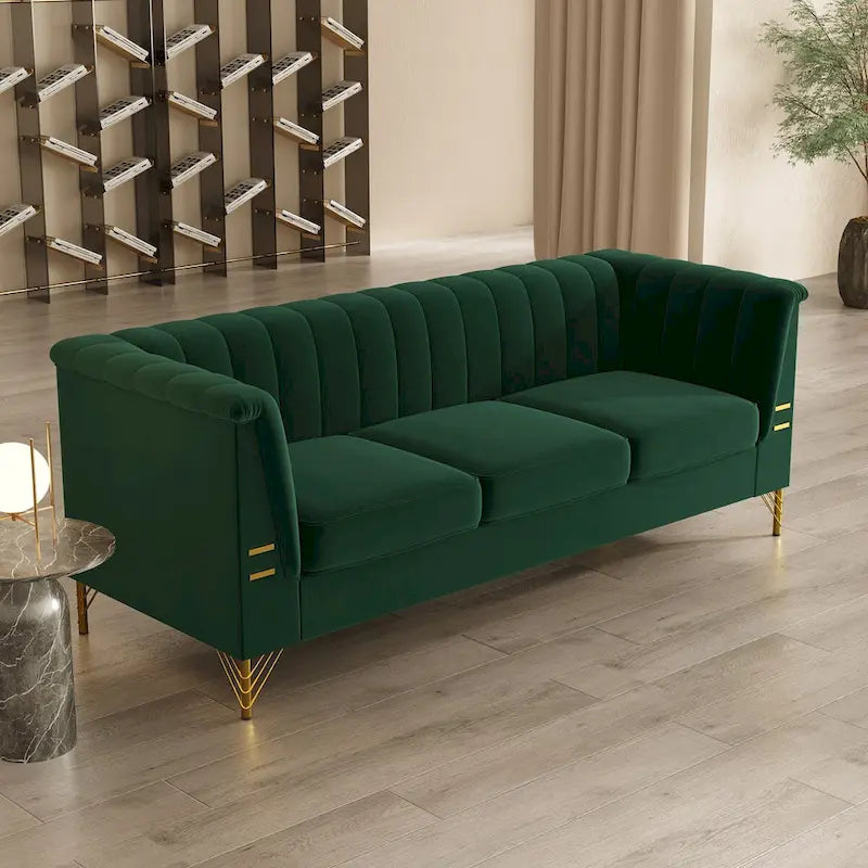 82.67 W Velvet Sofa