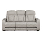 Signature Design by Ashley Boyington Gray Power Reclining Sofa - 86 W x 38.5 D x 44.5 H