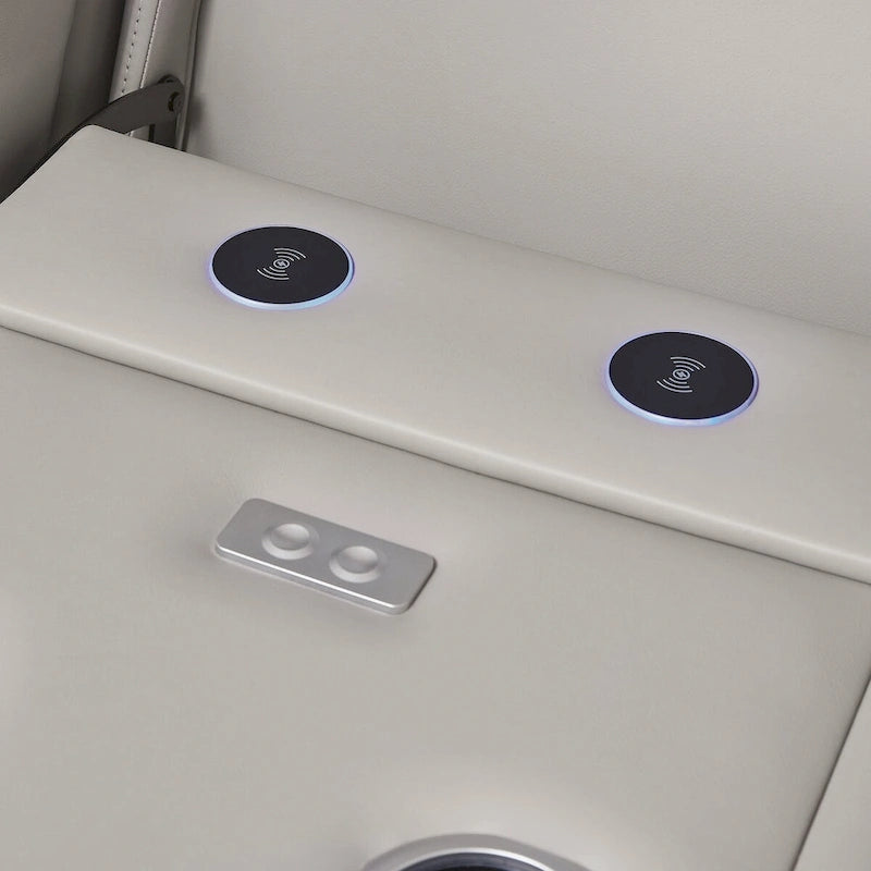 Signature Design by Ashley Boyington Gray Power Reclining Sofa - 86 W x 38.5 D x 44.5 H