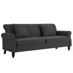 73 Sofa with Nailhead Trim Rolled Arms