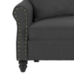 73 Sofa with Nailhead Trim Rolled Arms