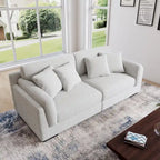 90 Corduroy Modular Sofa Reclining Sectional