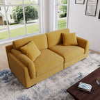 90 Corduroy Modular Sofa Reclining Sectional