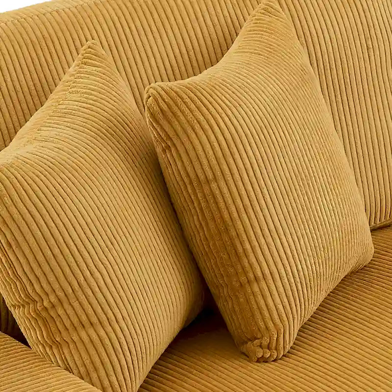 90 Corduroy Modular Sofa Reclining Sectional